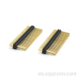 fila dual del conector del jefe del Pin de 1.27m m recta